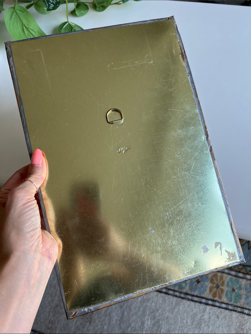 Moroccan Brass Accent Mirror Decor - Picture 6 of 14
